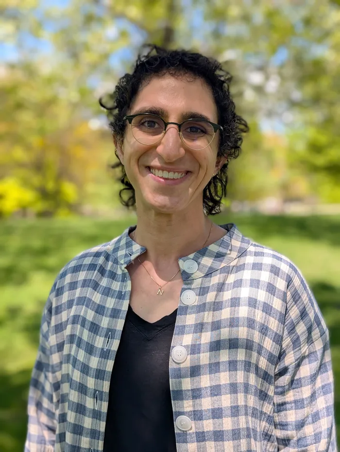 Portrait of Nadia Wright outdoors